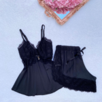 Baby Doll Rendado Liso