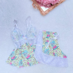 Baby Doll Rendado Estampado