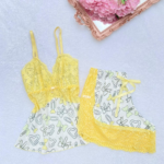 Baby Doll Rendado Estampado