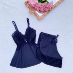 Baby Doll Rendado Liso