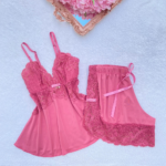 Baby Doll Rendado Liso